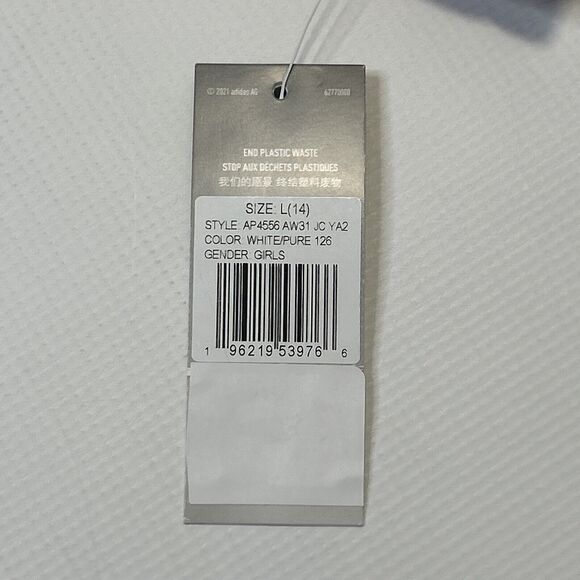 Adidas Pastel Pink Floral Camo Allover Print Full Zip Light Jacket - Size L (14) - Picture 11 of 12